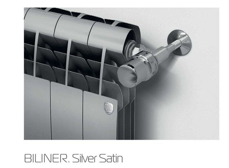 Радиатор биметаллический Royal Thermo — Biliner Silver Satin 10 секций