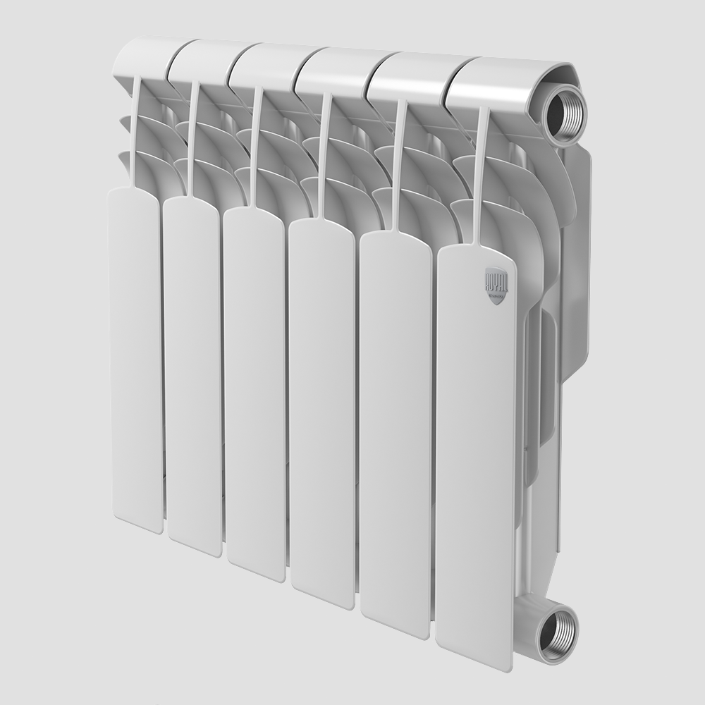 Биметаллический радиатор Royal Thermo Vittoria с боковым подключением 10 секций