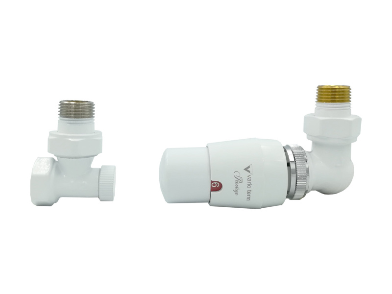 Комплект 3-х осевой правый VARIO TERM Master с термоголовкой Prestige (белый)