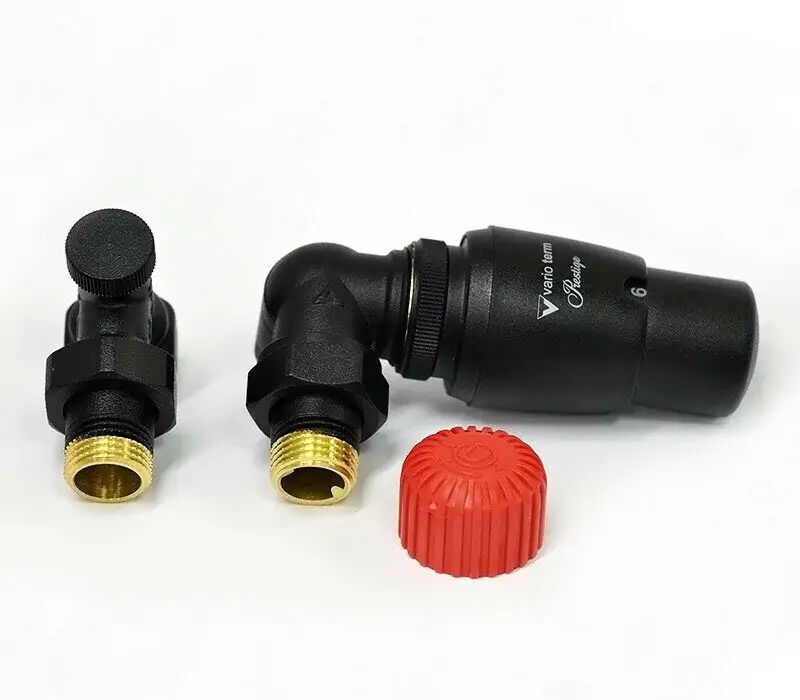 Комплект 3-х осевой правый VARIO TERM Master с термоголовкой Prestige (черный структурный)