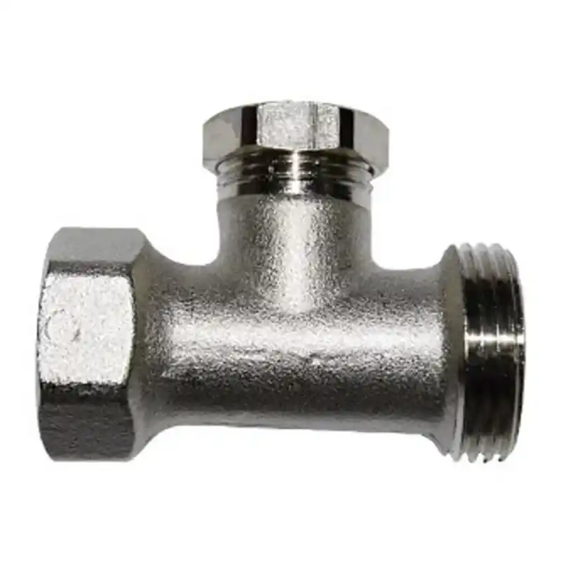 Клапан запорный SR Rubinetterie прямой ВР-НР 1/2"х3/4", без хвостовика