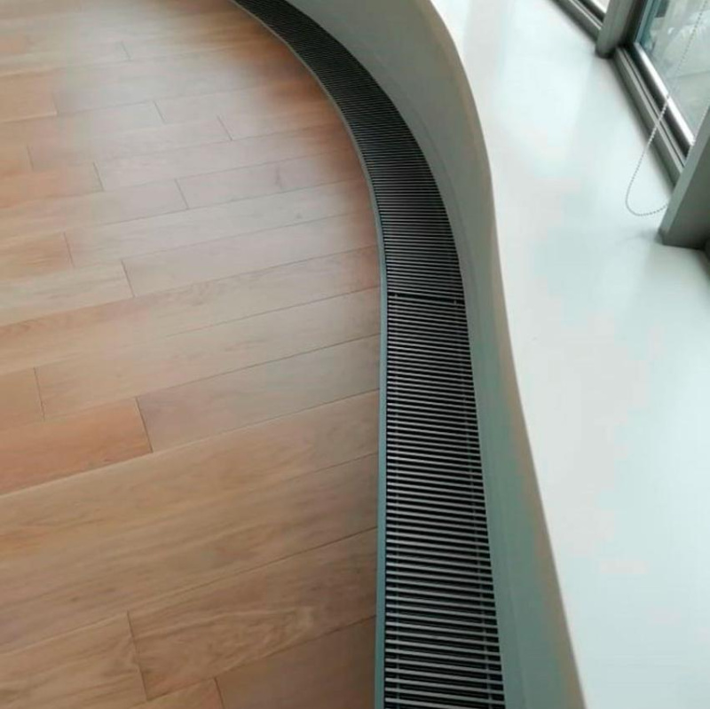 Внутрипольный конвектор Vitron с естественной конвекцией ВК.90.400