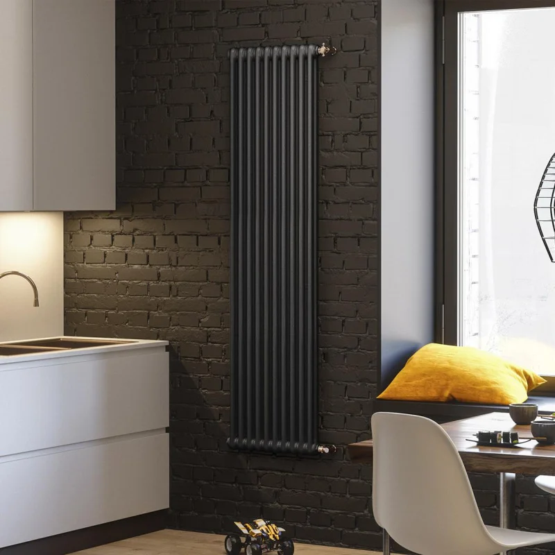 Радиатор GUARDO PILON 3T 1800 6 BK черный матовый