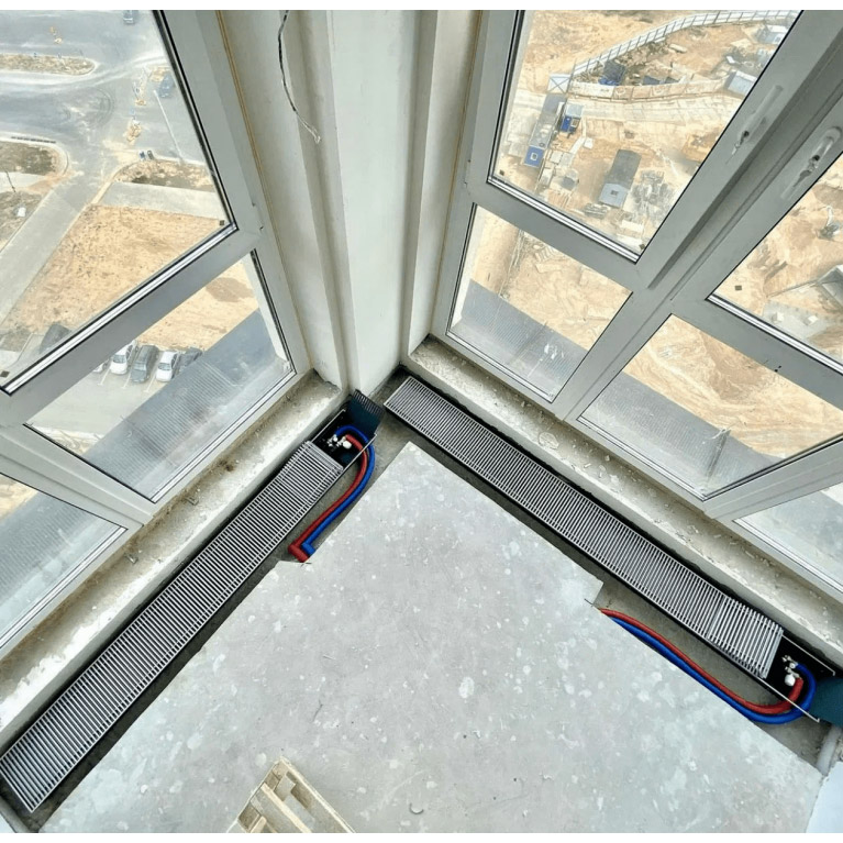 Внутрипольный конвектор Vitron с принудительной конвекцией ВКВ.110.260