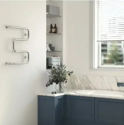 Водяной полотенцесушитель Сунержа Ш-образный высотой 600 мм