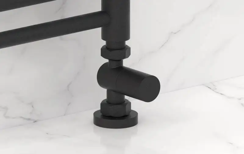 Вентиль прямой (цилинПолотенцесушитель Сунержа ДР) G 1/2" НР х G 3/4" НГ (Тёмный титан муар)