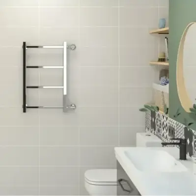 Водяной полотенцесушитель Сунержа Стилье Версия-КБ высотой 600 мм (4) П 20х20