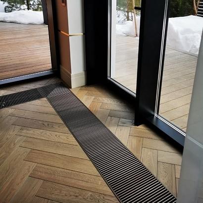 Конвектор внутрипольный водяной Mohlenhoff QSK 260-110 без решётки