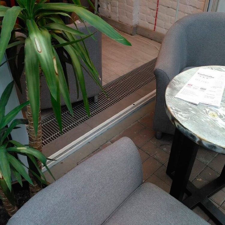 Внутрипольный конвектор Vitron с естественной конвекцией ВК.110.200