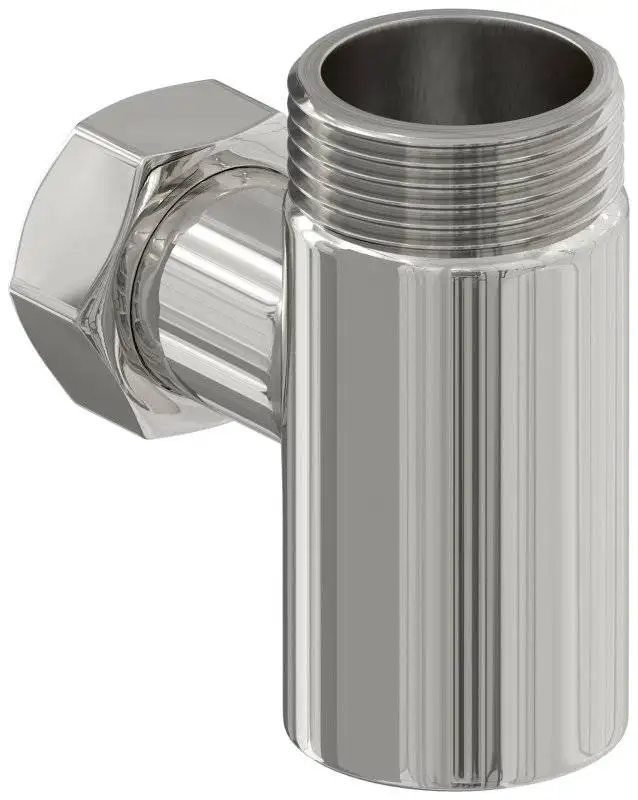 Уголок со спускным клапаном н/ж "СУНЕРЖА" G 1" нар.р. / G 3/4" н. г. (Без покрытия)