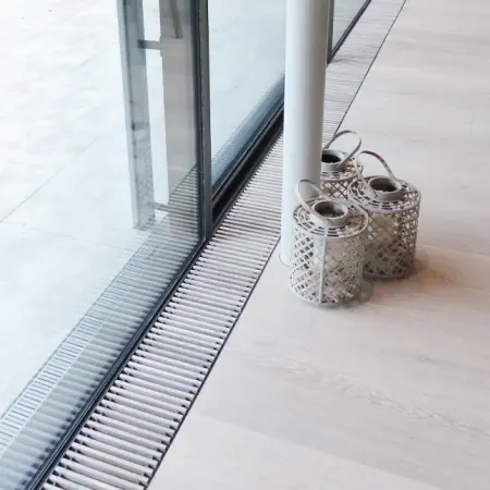 Внутрипольный конвектор Vitron с принудительной конвекцией ВКВ.80.360