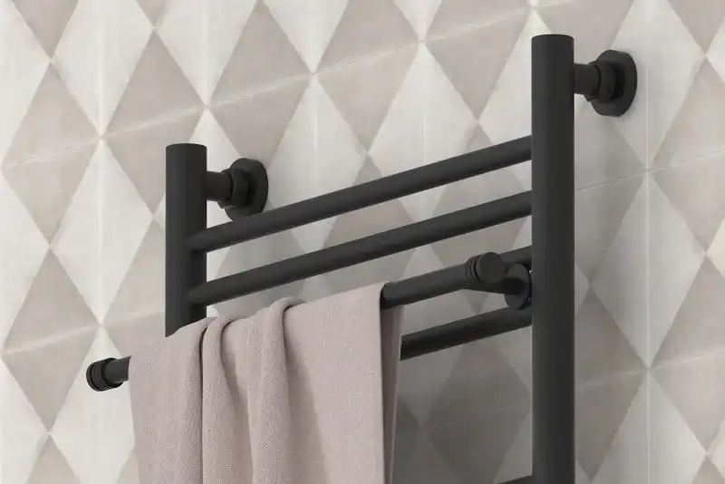 ПОЛКА прямая (L - 370 мм) н/ж для "СУНЕРЖА" (МУАР Темный Титан (РЕ-64))