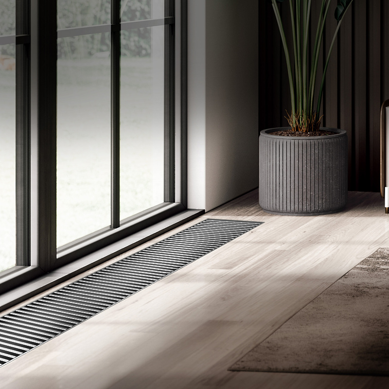 Конвектор внутрипольный с естественной конвекцией Royal Thermo ATRIUM-110.300