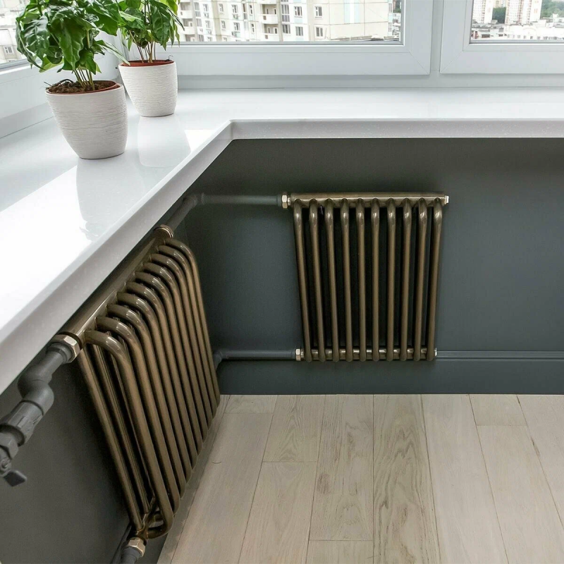 Напольный радиатор КЗТО РСК высотой 340 мм