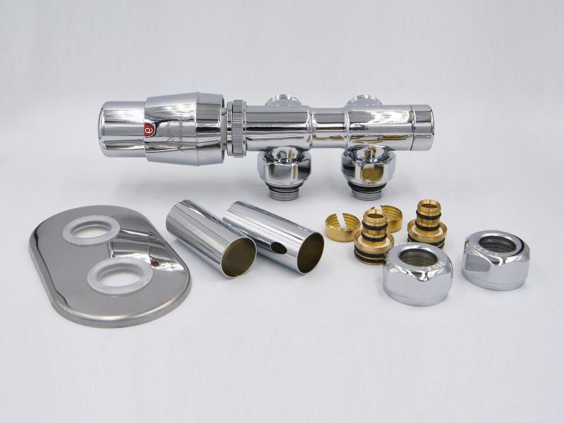 Комплект правый "All In One" VARIO TERM Twins PEX (цвет белый)