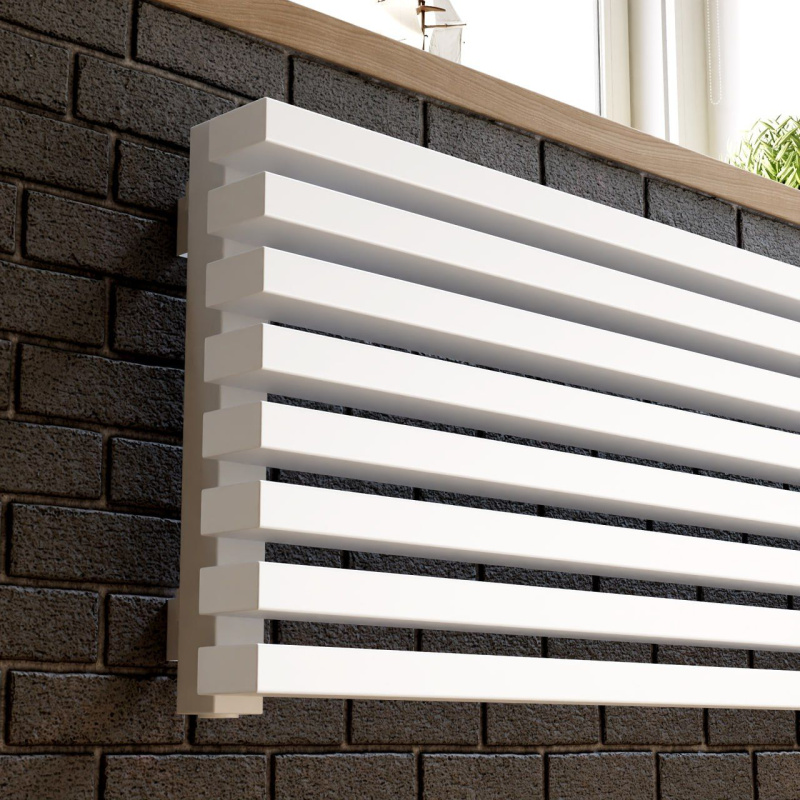 Горизонтальный настенный радиатор КЗТО Quadrum 60 H высотой 251 мм