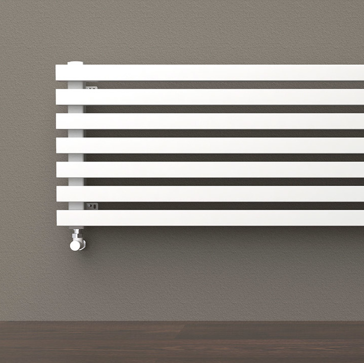 Горизонтальный радиатор КЗТО QUADRUM 40 H высотой 121 мм