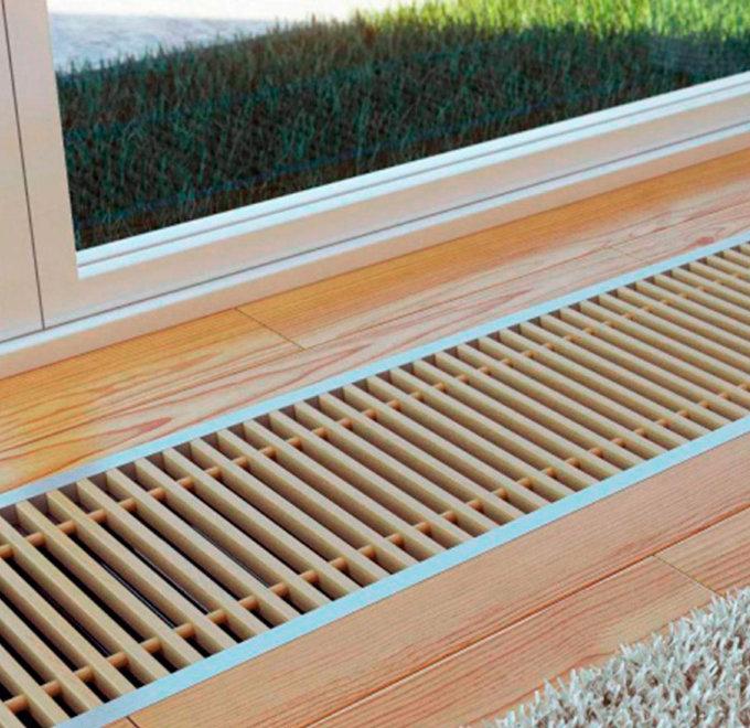 Внутрипольный конвектор Vitron с естественной конвекцией ВК.140.160