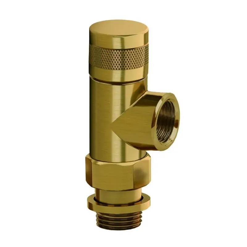 Запорный клапан осевой SR Rubinetterie серия Tondera, 1/2", цвет бронза