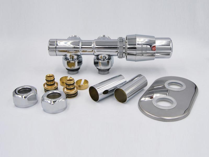 Комплект левый "All In One" VARIO TERM Twins PEX (цвет белый)