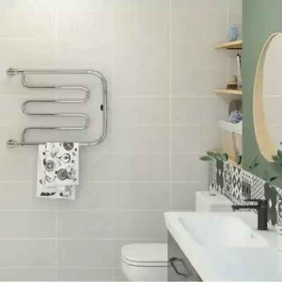 Водяной полотенцесушитель Сунержа Стилье Тандем 2 полки высотой 500 мм