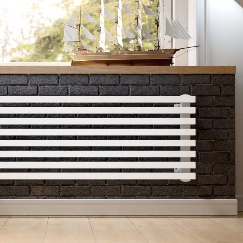 Горизонтальный настенный радиатор КЗТО Quadrum 60 H высотой 351 мм