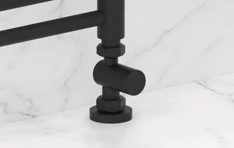 Вентиль прямой (под шестигранник) G 1/2" НР х G 3/4" НГ (Тёмный титан муар)