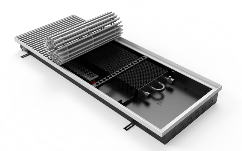 ВКВ.80.400.700.4ТГ.24. Конвектор Vitron с принудительной конвекцией 24В (глубина 80 мм, ширина 400 мм, длина 700 мм)