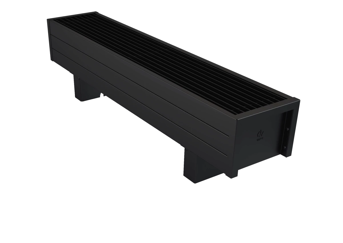 ВКЭН.150.200.1000.2ТЭН Конвектор Vitron напольный электрический, с естественной конвекцией (высота 150 мм, ширина 200 мм, длина 1000 мм) (RAL9005)