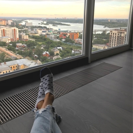 Внутрипольный конвектор Vitron с естественной конвекцией ВК.75.260