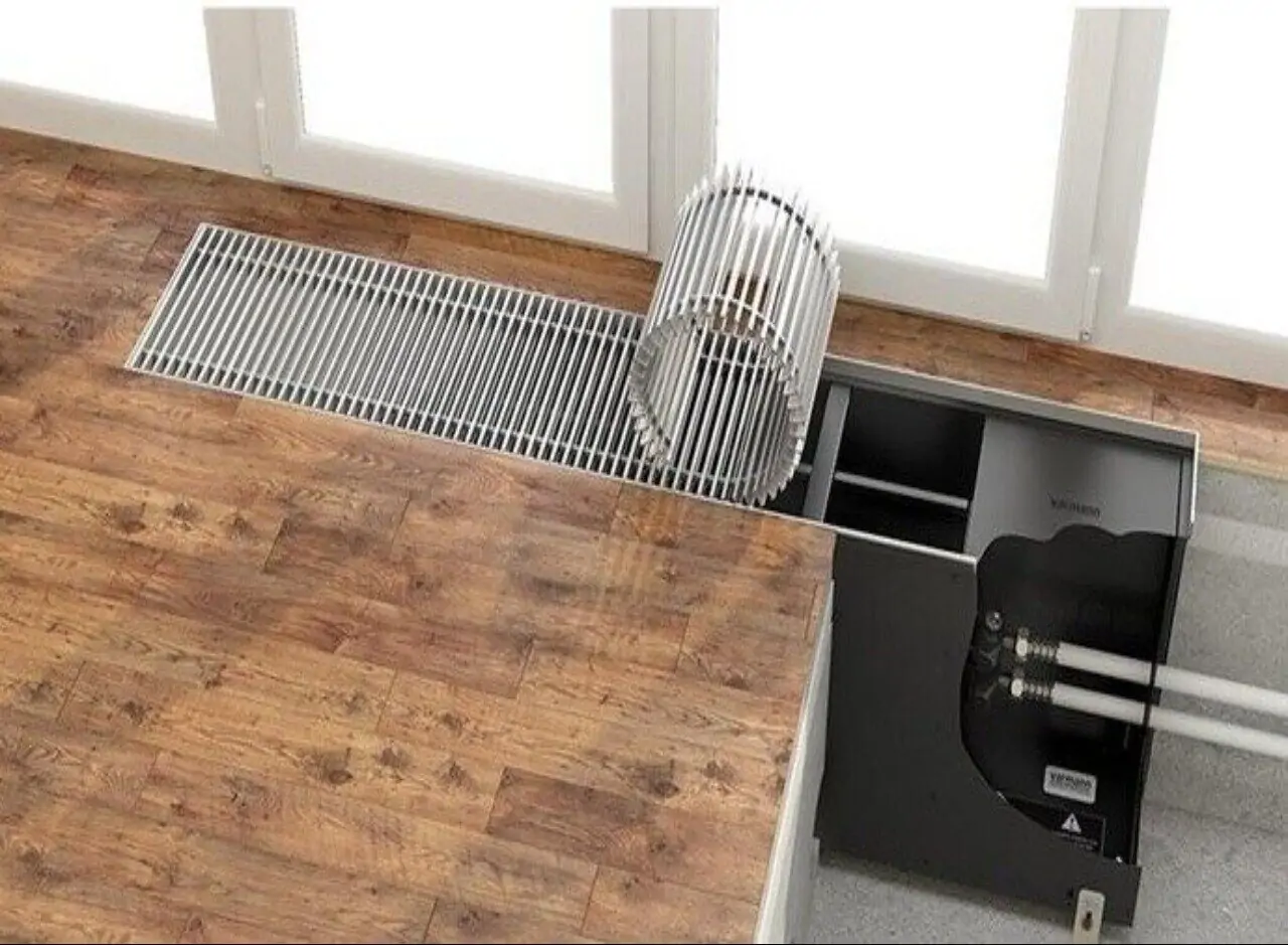 Встраиваемый в пол конвектор Varmann Ntherm Maxi NMR 230,300,1000 RR U EV1