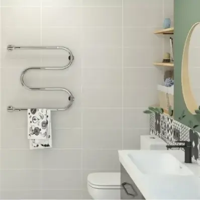 Водяной полотенцесушитель Сунержа М-образный 2 полки+ высотой 600 мм