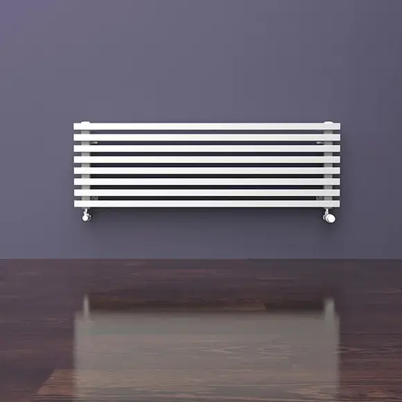 Горизонтальный настенный радиатор КЗТО Quadrum 60 H высотой 551 мм