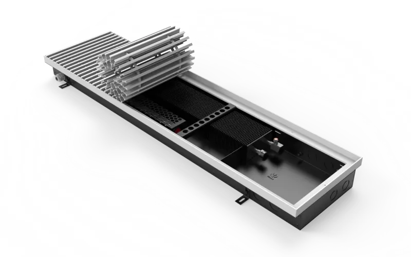 ВКВ.80.260.700.2ТГ.24. Конвектор Vitron с принудительной конвекцией 24В (глубина 80 мм, ширина 260 мм, длина 700 мм)