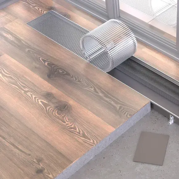 Внутрипольный конвектор PrimoClima PCN без вентилятора шириной 300 мм