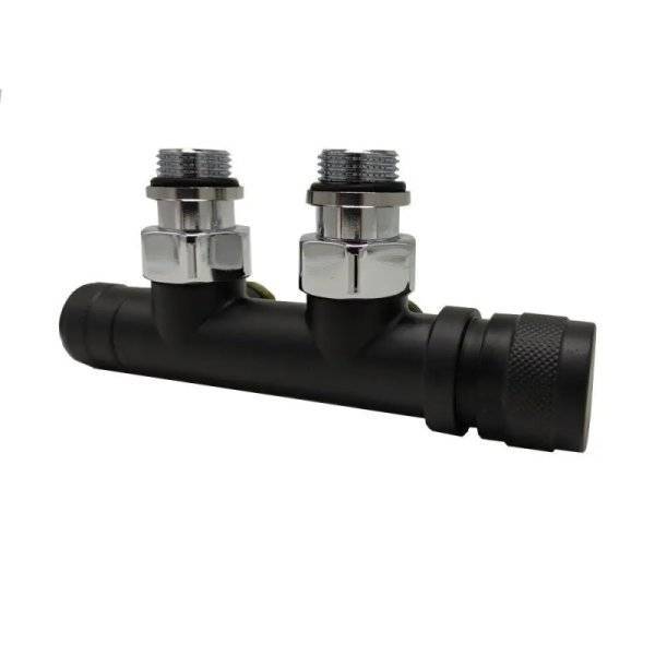 Узел нижнего подключения SR Rubinetterie угловой 1/2"х3/4"Е (правый)