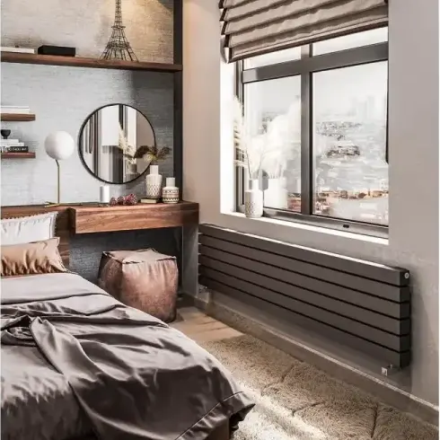 Стальной горизонтальный радиатор отопления Warmmet Power 60H высотой 300 мм