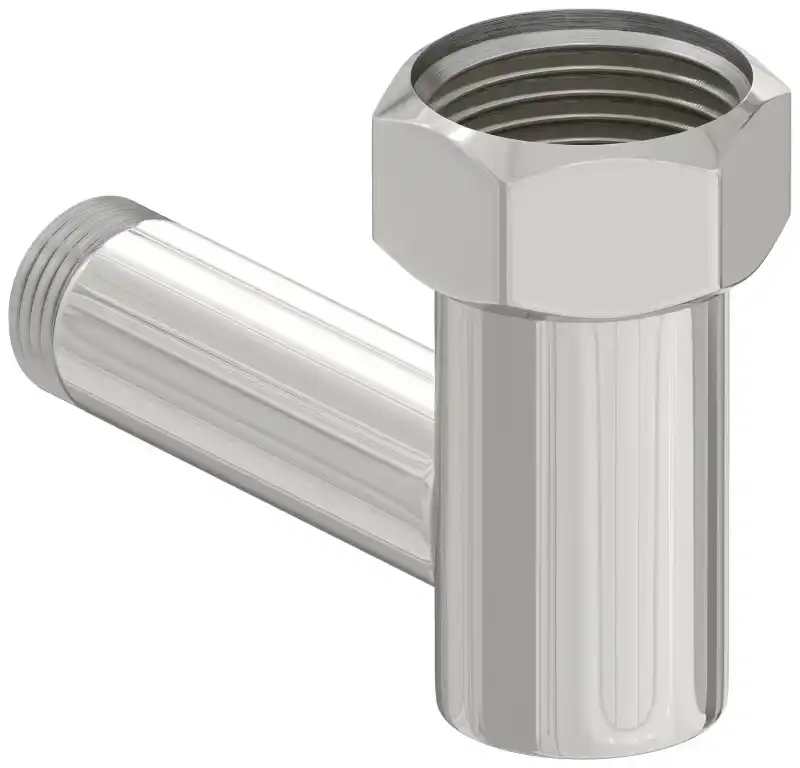 Уголок переходной G 1" НГ х G 1/2" НР (Без покрытия)