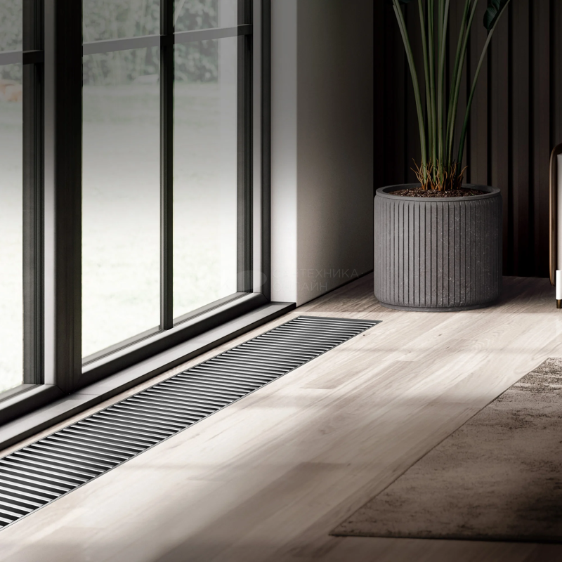 Конвектор внутрипольный с естественной конвекцией Royal Thermo ATRIUM-75.200