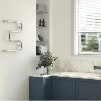 Водяной полотенцесушитель Сунержа Ш-образный+ высотой 600 мм