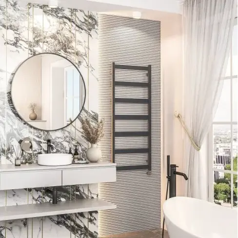 Полотенцесушитель электрический Enkel высотой 1110 мм