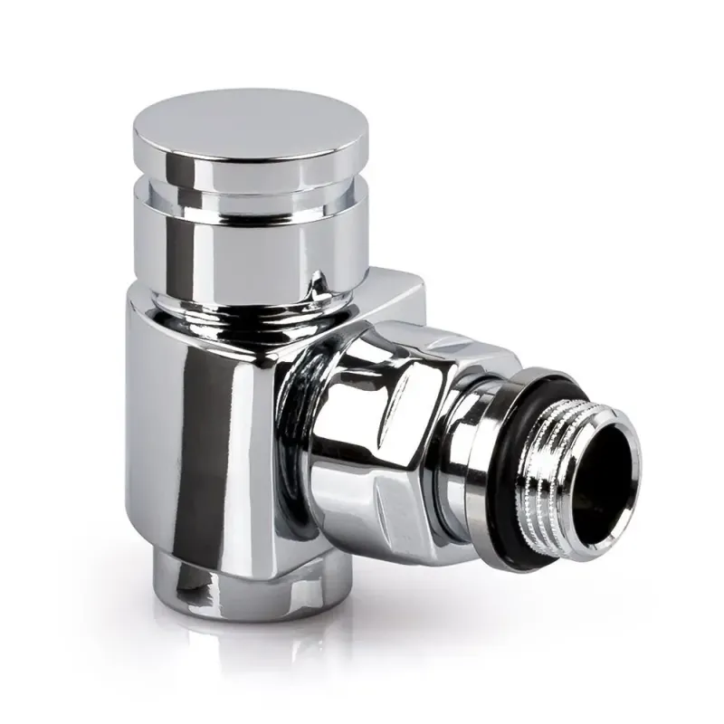 Вентиль запорный SR Rubinetterie угловой серия "Prestige & Minimal" 1/2", цвет хром