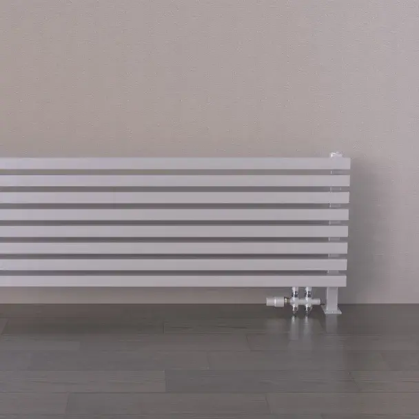 Напольный радиатор КЗТО QUADRUM 40 H высотой 241 мм