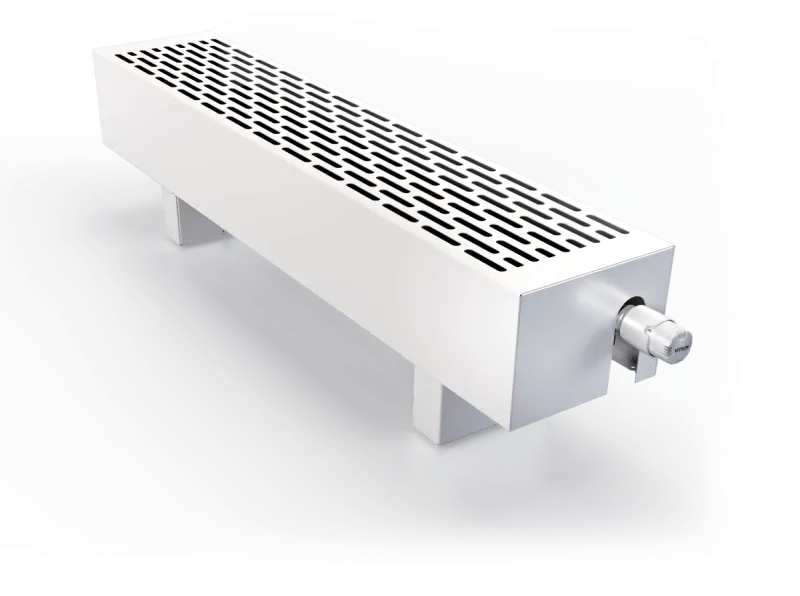 ВКН.ЭКО.150.200.600.6ТП Конвектор Vitron напольный с естественной конвекцией (высота 150 мм, ширина 200 мм, длина 600 мм) (RAL9016 нижнее подключение)