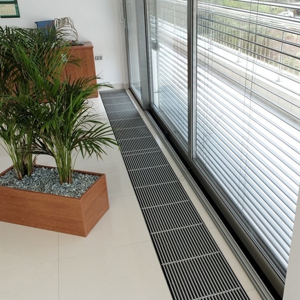 Внутрипольный конвектор Vitron с естественной конвекцией ВК.90.200