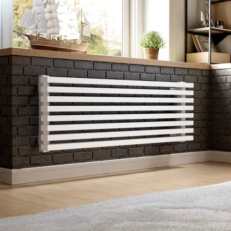 Горизонтальный настенный радиатор КЗТО Quadrum 60 H высотой 401 мм