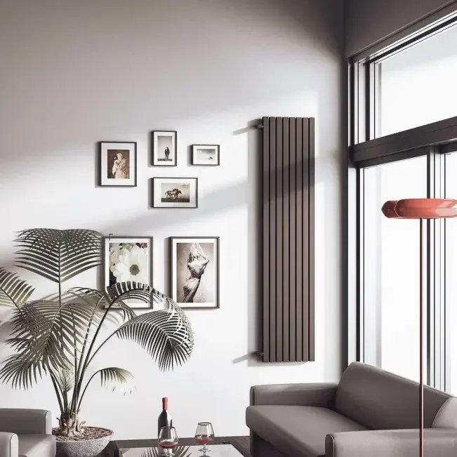 Стальной вертикальный радиатор отопления Warmmet Cube V высотой 750 мм