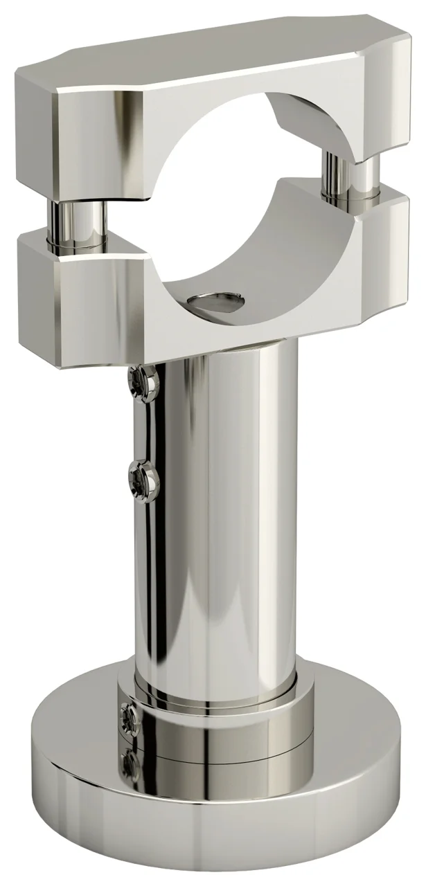 Кронштейн напольный с обхватом d 32 мм / L 104.2 мм / 2 шт (Без покрытия)