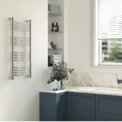 Водяной полотенцесушитель Сунержа Флюид+ высотой 1200 мм