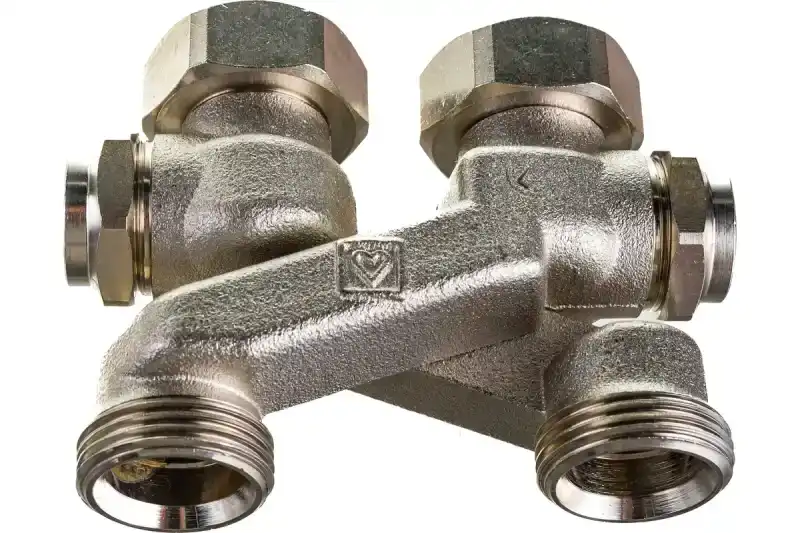 Перекрестие "Х" RIFAR с запорным вентилем Герц G3/4", 50 мм 00000000793
